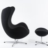 Sessel 'Egg chair' - '3316' mit Ottoman, 1957