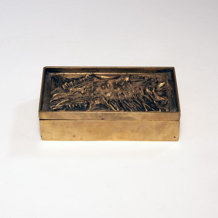 Bild 1 zu Objekt, K&auml;stchen, 1957, Arnaldo Pomodoro,Gi&ograve; Pomodoro, Il Sestante, Mailand, 143A 133