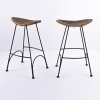 Two 'banana vhair' bar stools, 1992