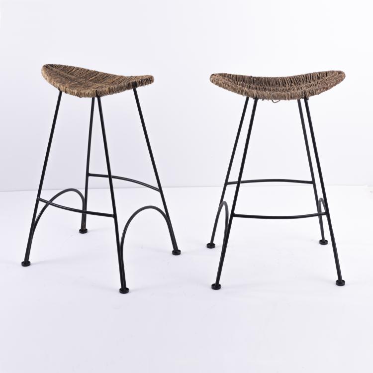 Hauptbild zu Objekt, Zwei Barst&uuml;hle 'Banana chair', 1992, Cappellini, Mailand, 143B 480