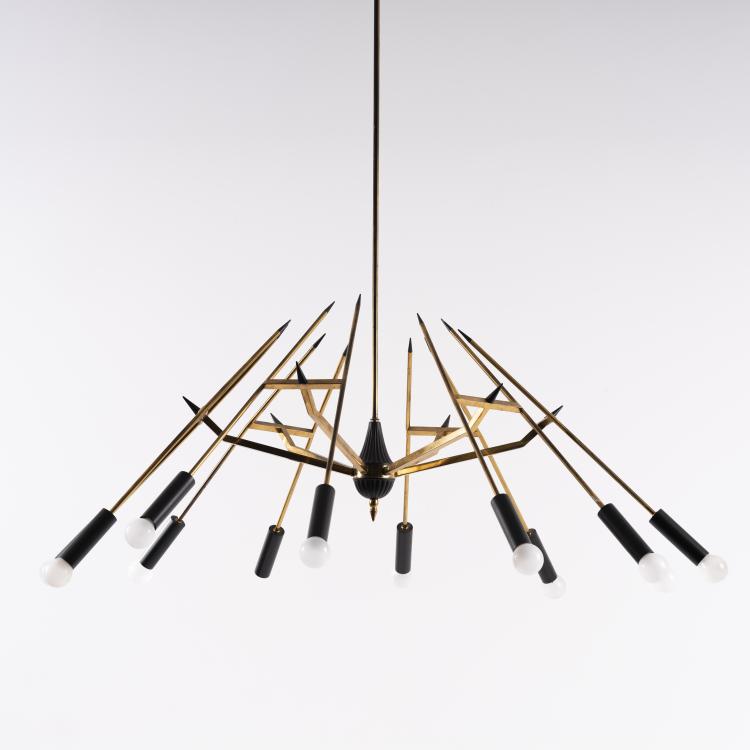 Bild 1 zu Objekt, Deckenleuchte 'Sputnik', um 1960, Lumi, Rom, 143A 162