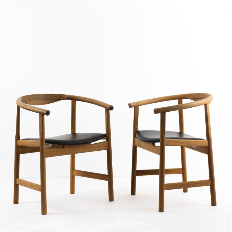 Bild 7 zu Objekt, Vier Armlehnst&uuml;hle 'PP 203', 1969 , PP M&ouml;bler, Kopenhagen; Johannes Hansen, S&ouml;borg, 143B 458