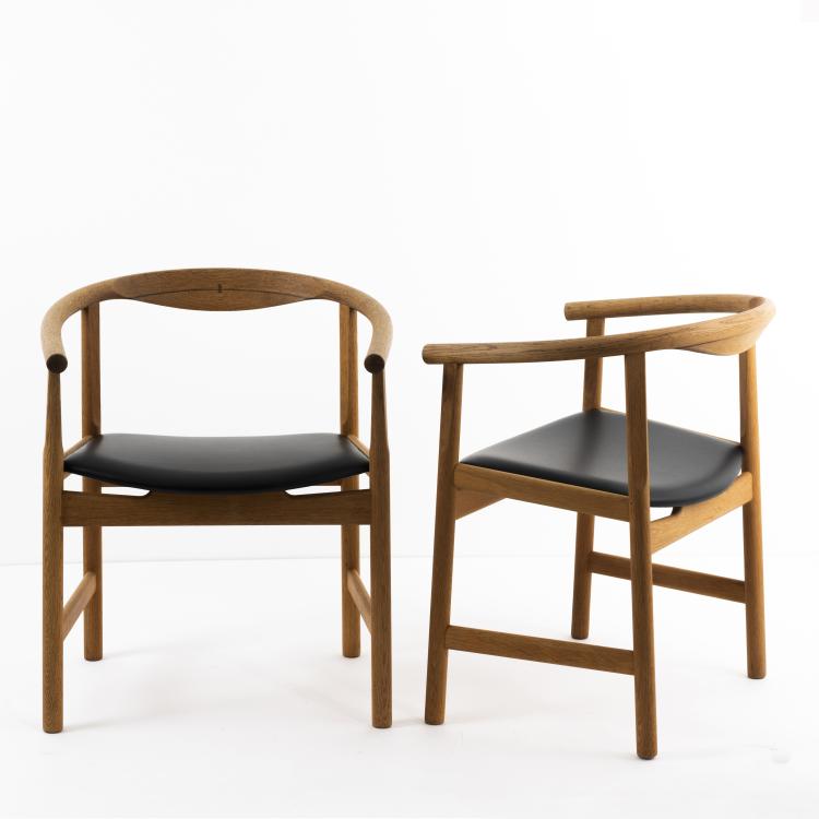 Bild 8 zu Objekt, Vier Armlehnst&uuml;hle 'PP 203', 1969 , PP M&ouml;bler, Kopenhagen; Johannes Hansen, S&ouml;borg, 143B 458