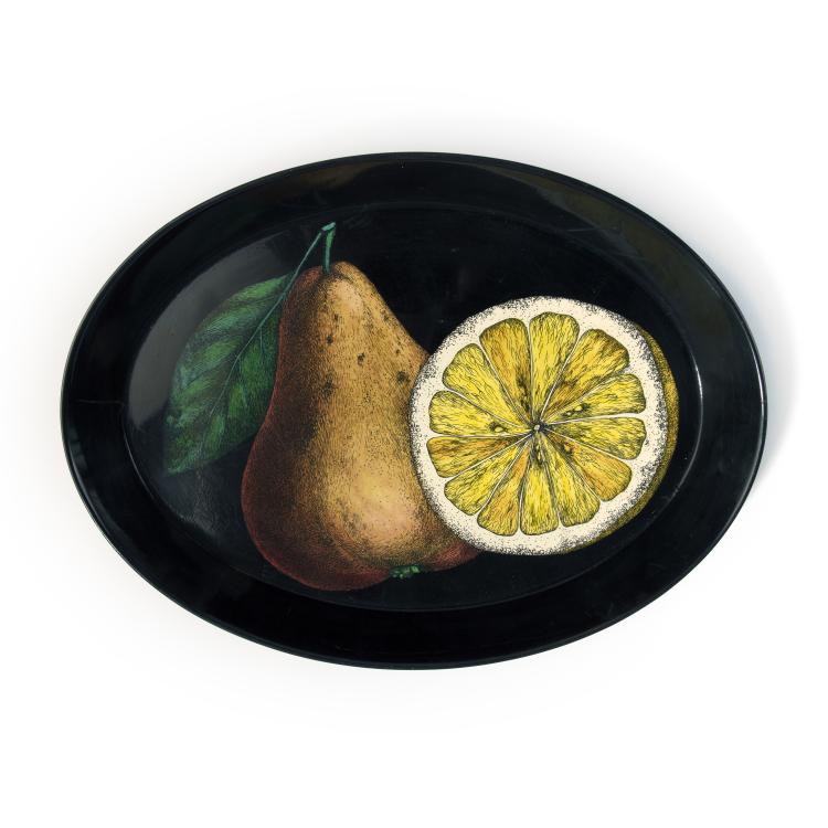Hauptbild zu Objekt, Tablett 'Grande Pera con Limone', 1950er Jahre, Fornasetti, Mailand, 143A 82