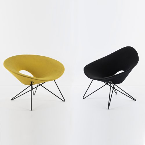 Two easy chairs, c. 1957