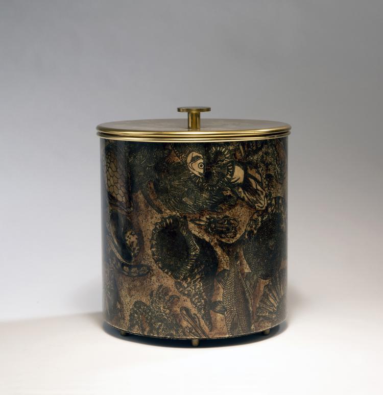 Hauptbild zu Objekt, Eisbeh&auml;lter 'Fossili', 1950er Jahre, Fornasetti, Mailand, 143A 88