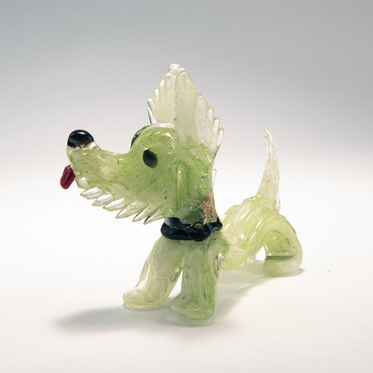 Bild 1 zu Objekt, Dog, c. 1934, Barovier, Seguso & Ferro (zugeschrieben), 146D 695