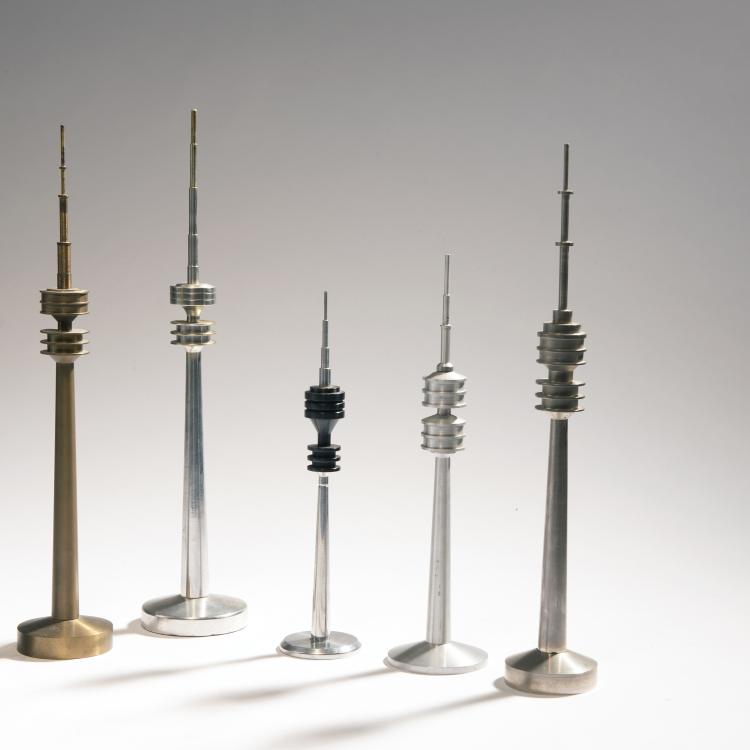 Bild 1 zu Objekt, Zehn Fernseht&uuml;rme 'Stuttgart', 'M&uuml;nchen', u.a., 1960-2000er Jahre, Deutschland, 143B 385