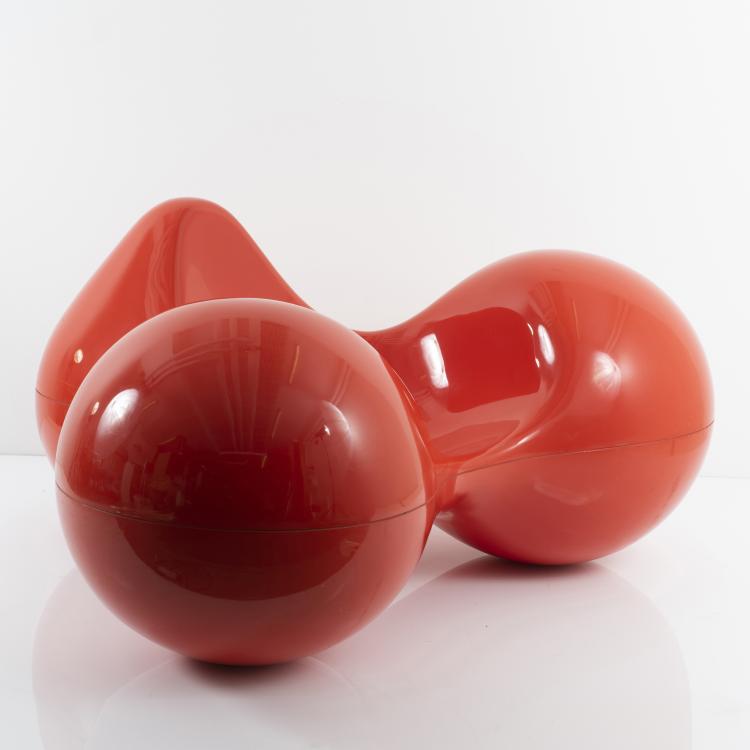 Bild 3 zu Objekt, Sessel 'Tomato chair', 1971, Asko Oy, Helsinki, 143B 457