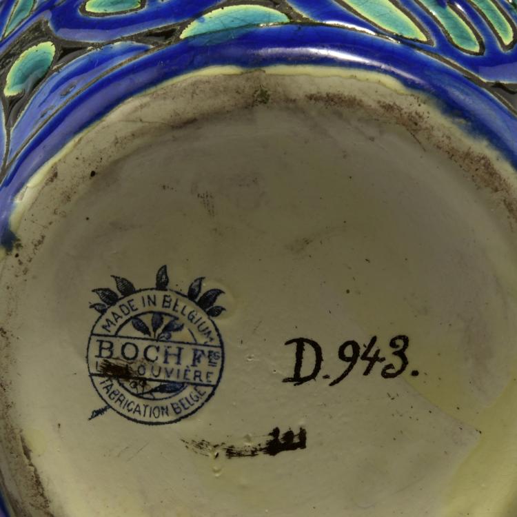 Bild 4 zu Objekt, 'Biches bleues' vase, c. 1924, Charles Catteau, Boch Fr&egrave;res, La Louvi&egrave;re, 144B 421