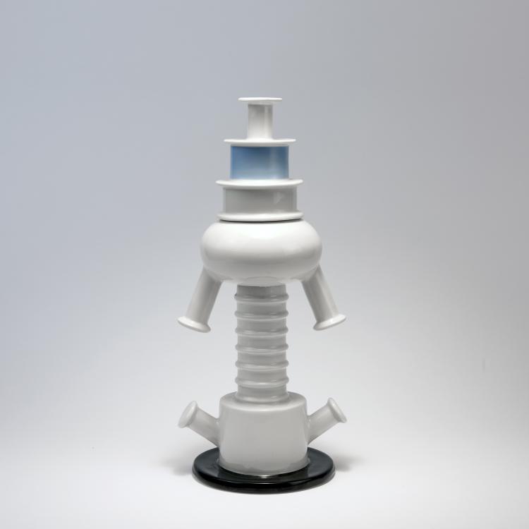 Hauptbild zu Objekt, 'Tigris' vase, 1983, Ettore Sottsass, Memphis, Mailand, 143A 129