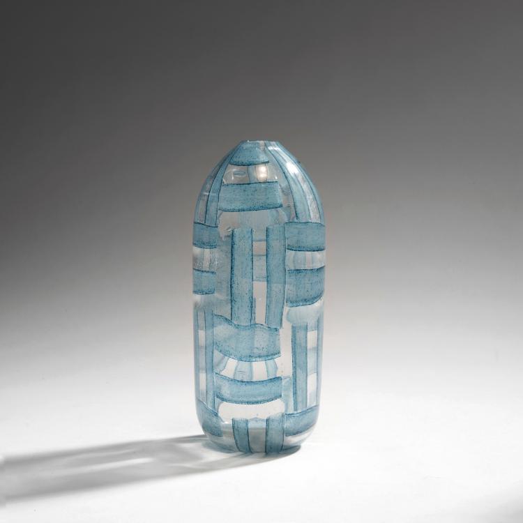 Hauptbild zu Objekt, 'Alterno blu' vase, 1958, Barovier & Toso, Murano, 143C 565