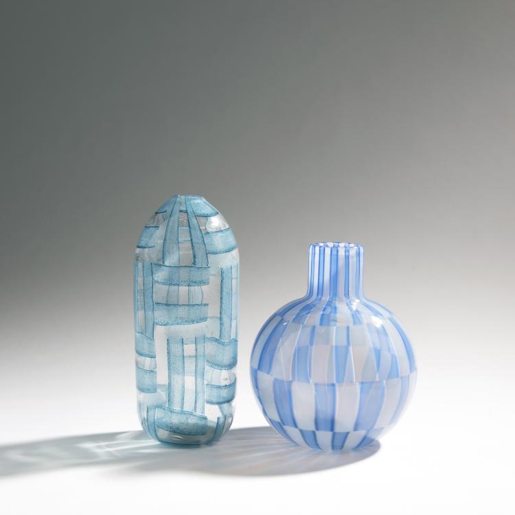 Bild 3 zu Objekt, 'Alterno blu' vase, 1958, Barovier & Toso, Murano, 143C 565