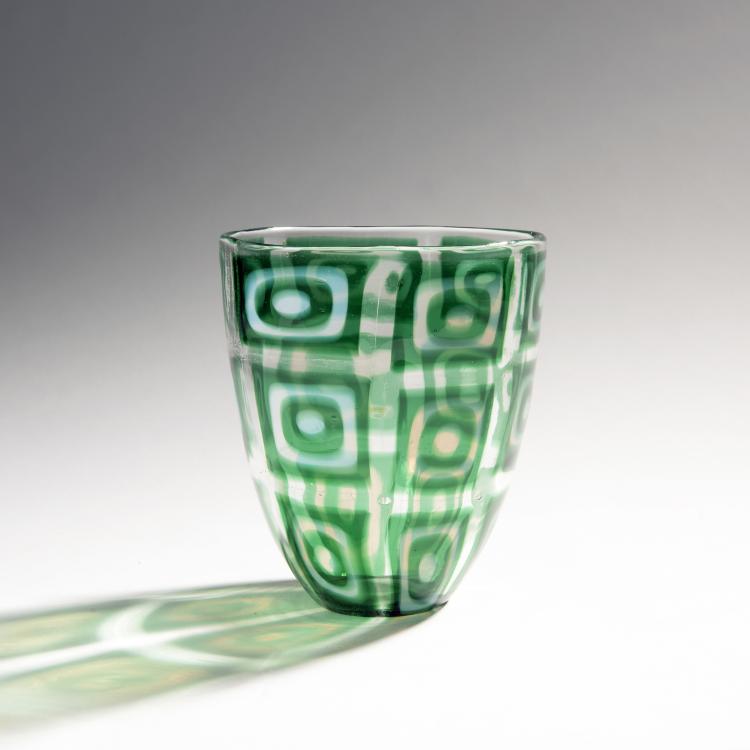 Bild 1 zu Objekt, Vase 'Dorico verde', 1960, Barovier & Toso, Murano, 143C 567
