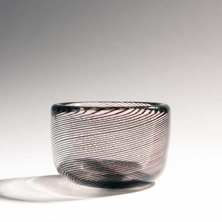 Bild 1 zu Objekt, Schale 'Mezza filigrana', um 1936, Venini & C., Murano, 143C 499