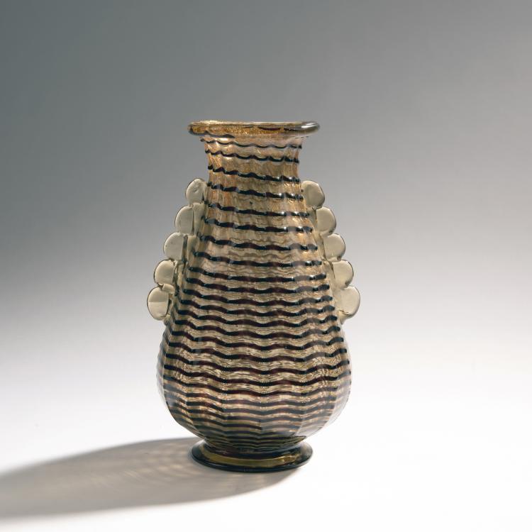 Hauptbild zu Objekt, Vase 'Avventurina', 1936, Barovier & Toso, Murano; Ferro Toso Barovier, Murano, 143C 537