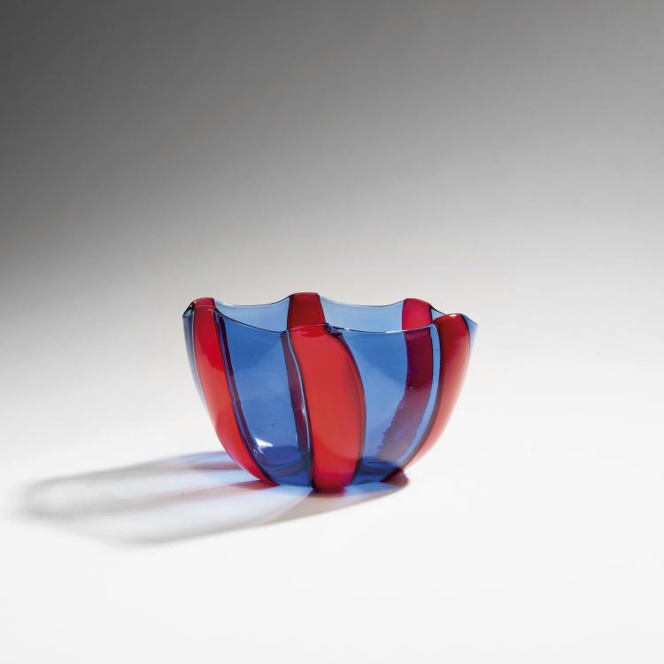 Hauptbild zu Objekt, Schale 'A fasce verticali', um 1953, Venini & C., Murano, 143C 513