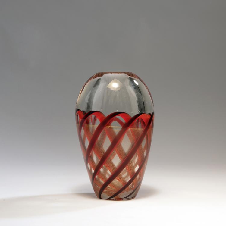 Hauptbild zu Objekt, Vase 'Nastro richiamato', 1951, Archimede Seguso, Seguso, Archimede, Murano, 143C 603