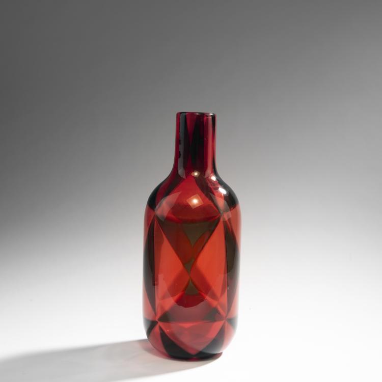 Bild 1 zu Objekt, Flaschenvase 'Intarsio', um 1961, Barovier & Toso, Murano, 143C 568