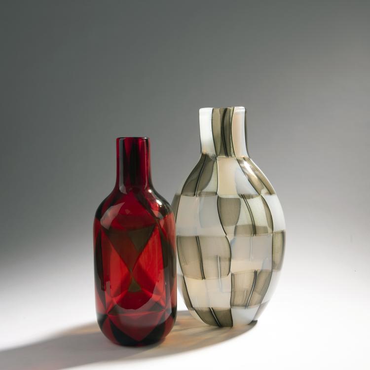 Bild 4 zu Objekt, Flaschenvase 'Intarsio', um 1961, Barovier & Toso, Murano, 143C 568
