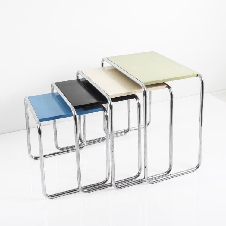Bild 5 zu Objekt, Four 'B9' nesting tables, 1925/26, Thonet, Frankenberg, 143B 276
