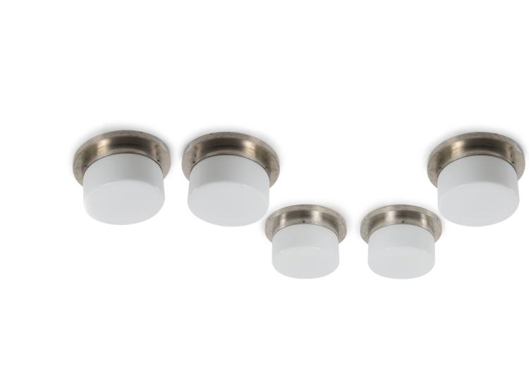 Hauptbild zu Objekt, Five ceiling lights, c1930, Wien, 143B 275