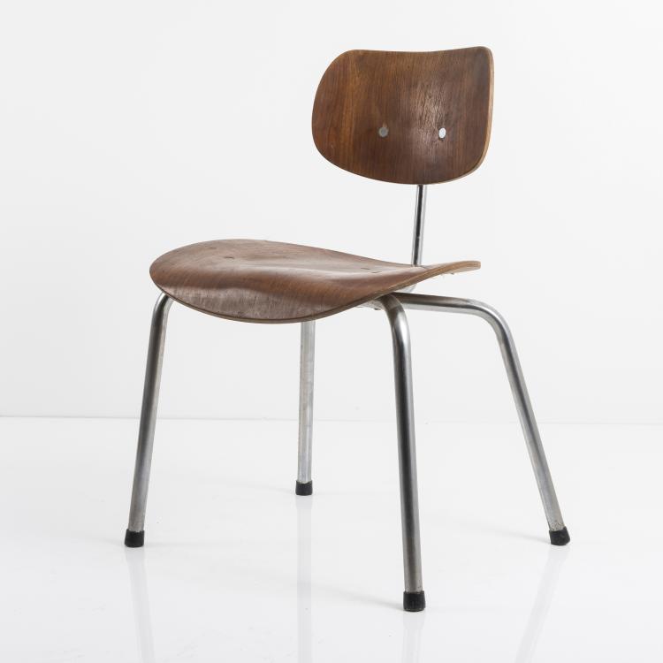 Hauptbild zu Objekt, Stuhl 'SE 68', 1951, Wilde & Spieth, Esslingen, 143B 319