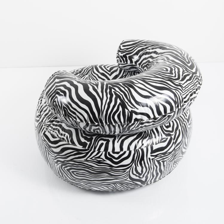 Bild 1 zu Objekt, Aufblasbarer Sessel 'Angleterre', um 1967, Rees, Stein & Co., 143B 446