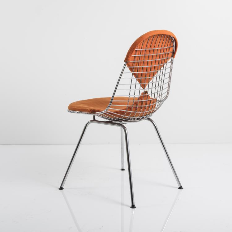 Bild 3 zu Objekt, Stuhl 'Wire Mesh' auf 'H-base' mit 'Bikini-pad', 1951-53, Vitra Design, Weil am Rhein, 143B 320