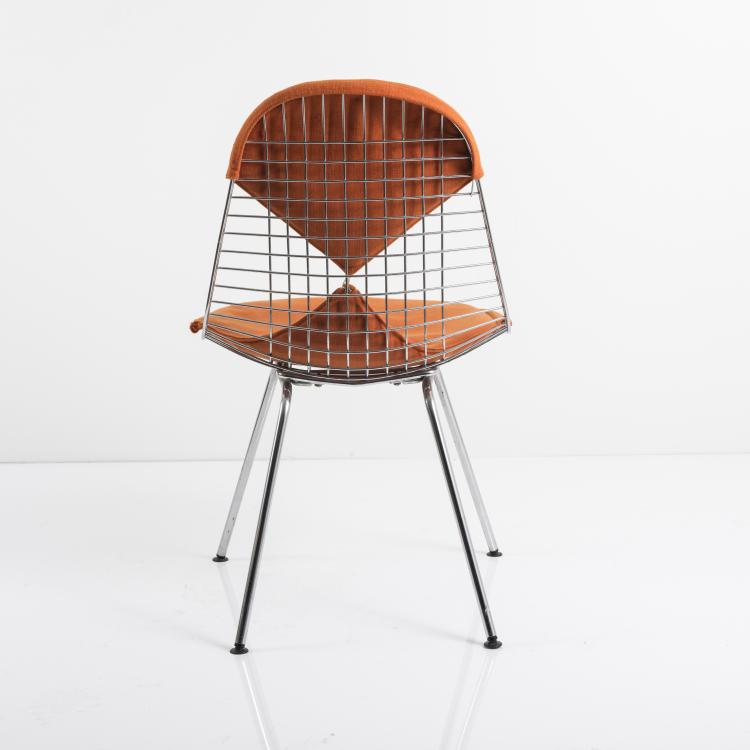 Bild 4 zu Objekt, Stuhl 'Wire Mesh' auf 'H-base' mit 'Bikini-pad', 1951-53, Vitra Design, Weil am Rhein, 143B 320