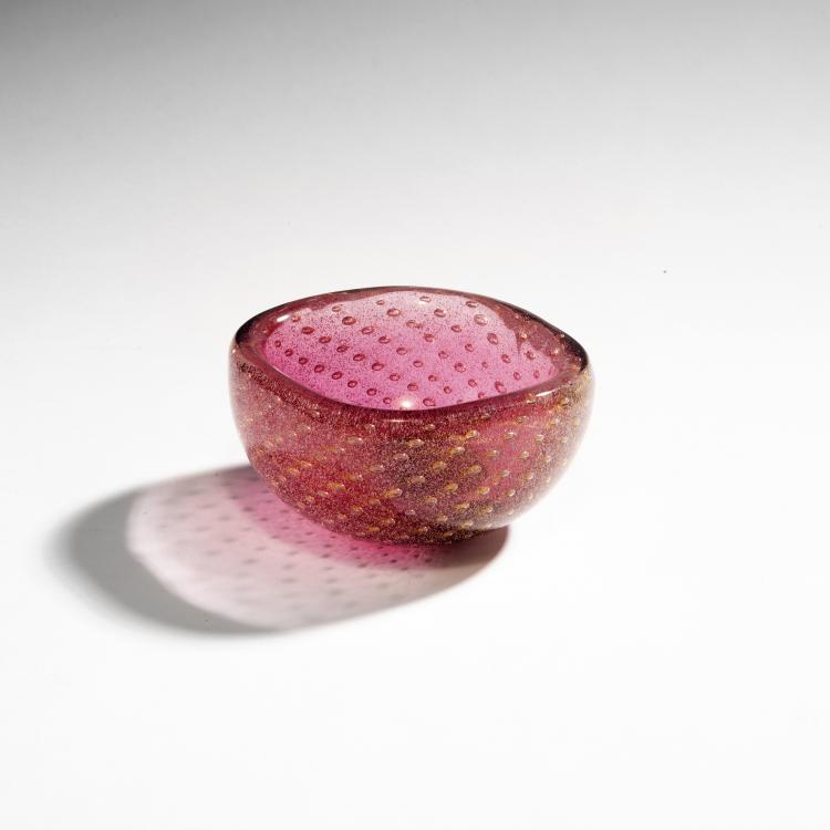 Bild 1 zu Objekt, Schale 'Sommerso a bollicine', um 1935, Venini & C., Murano, 143C 494