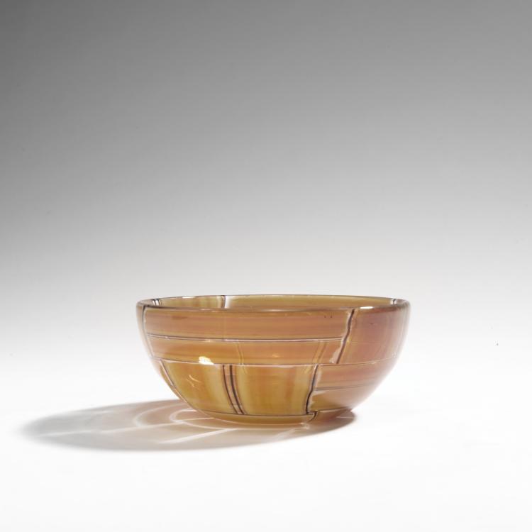 Hauptbild zu Objekt, Schale 'Tessere ambra', 1957, Barovier & Toso, Murano, 143C 561