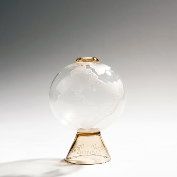 Hauptbild zu Objekt, Vase 'Trasparento - Prestito nazionale', 1926, S.A.L.I.R., Murano, 143C 609