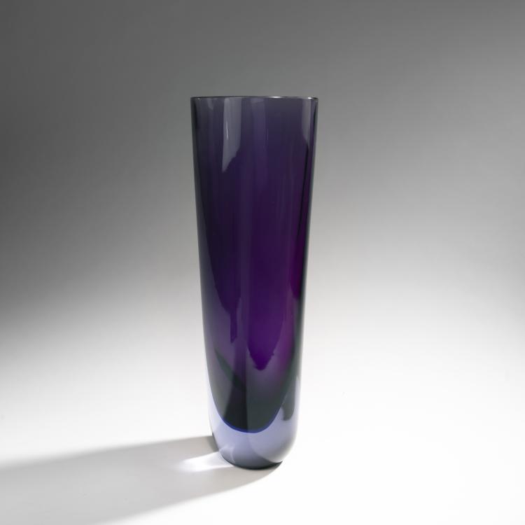 Bild 1 zu Objekt, Tall 'Sommerso' vase, 1954, Seguso Vetri d'Arte, Murano, 143C 587