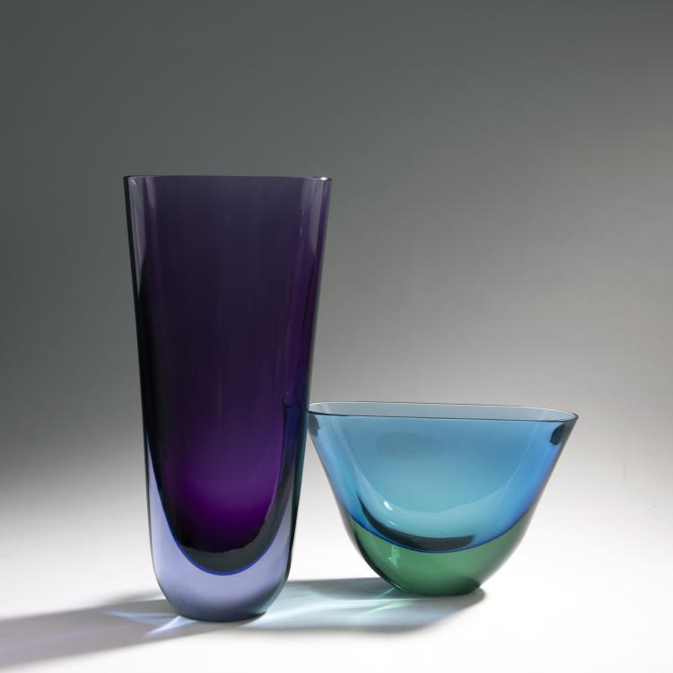 Bild 3 zu Objekt, Tall 'Sommerso' vase, 1954, Seguso Vetri d'Arte, Murano, 143C 587