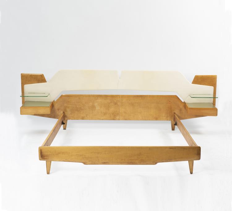 Hauptbild zu Objekt, Bett, um 1953, Dassi Mobili Moderni, Lissone, 143A 42