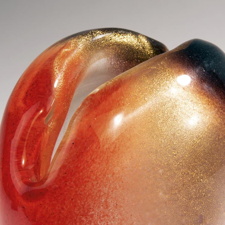 Bild 2 zu Objekt, Vase 'Valva polveri', 1954, Seguso, Archimede, Murano, 143C 608