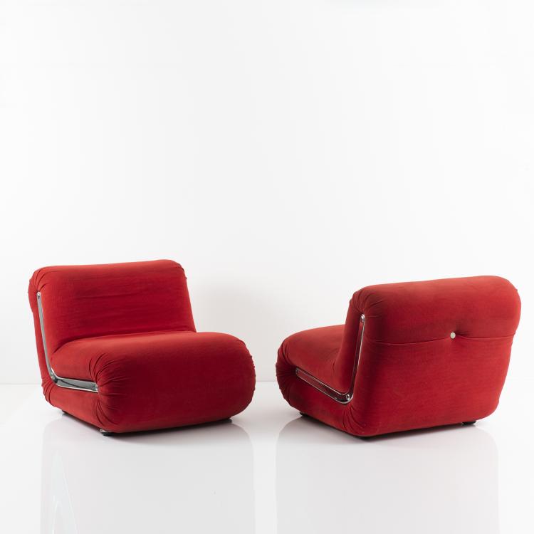 Bild 3 zu Objekt, Zwei Sessel 'Boomerang', 1968, Flex Form, Meda, 143A 200