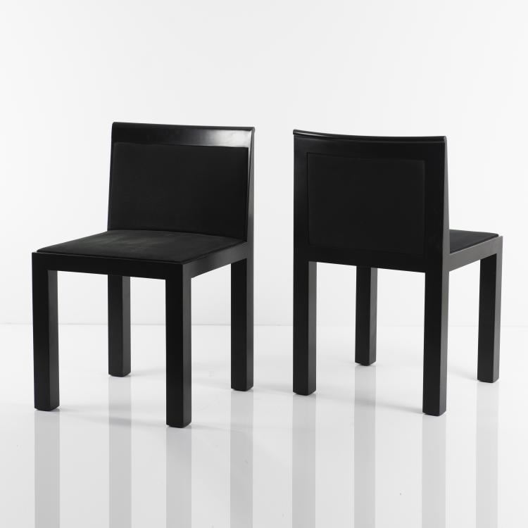 Bild 1 zu Objekt, Vier St&uuml;hle 'Teatro', 1980, Molteni, Giussano, 143A 247