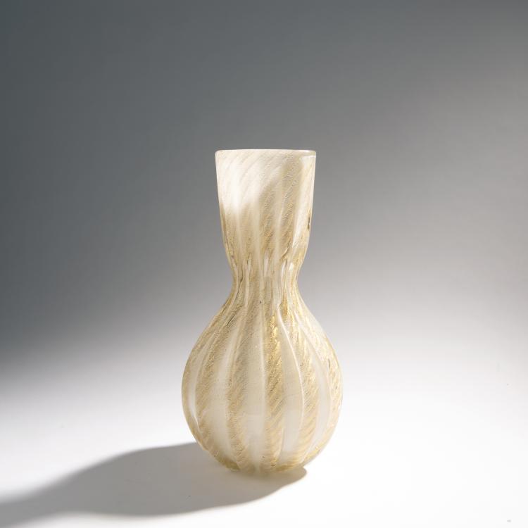 Bild 1 zu Objekt, Vase 'Cordonato oro', 1950, Barovier & Toso, Murano, 143C 548